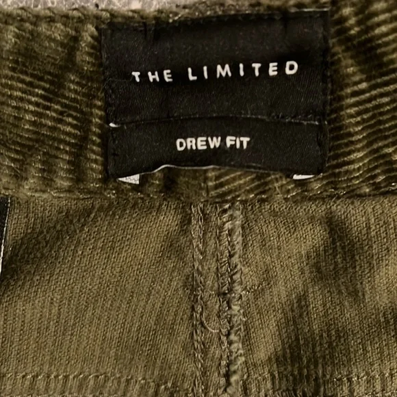 The Limited Women’s dark green or olive colored corduroy pants crew fit size 4 - Picture 6 of 10